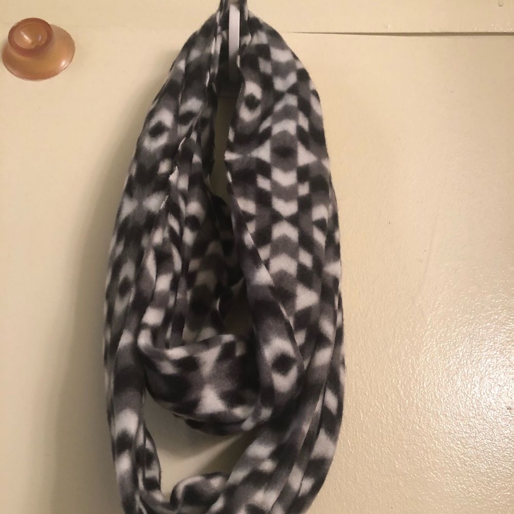 Black and White Infinity Scarf